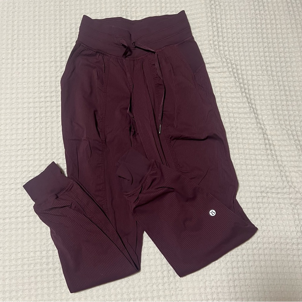 lululemon athletica Burgundy Track Pants